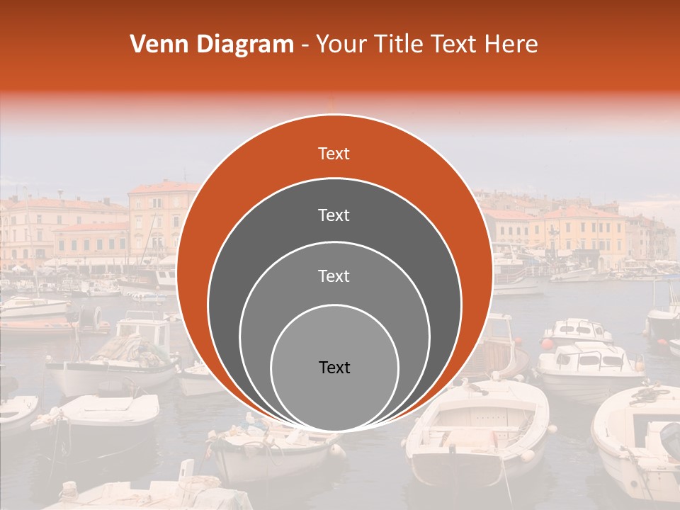 Dock Mediterranean City PowerPoint Template