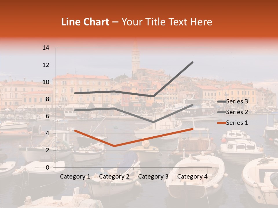 Dock Mediterranean City PowerPoint Template