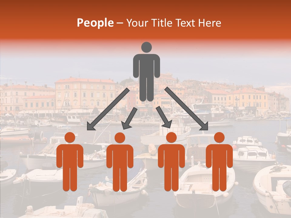 Dock Mediterranean City PowerPoint Template