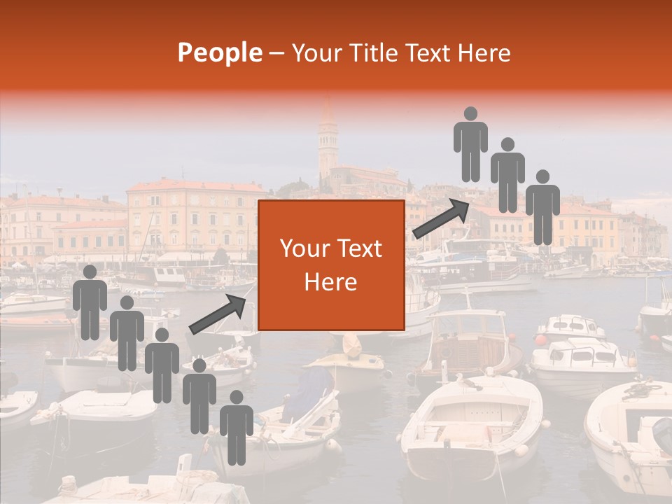 Dock Mediterranean City PowerPoint Template