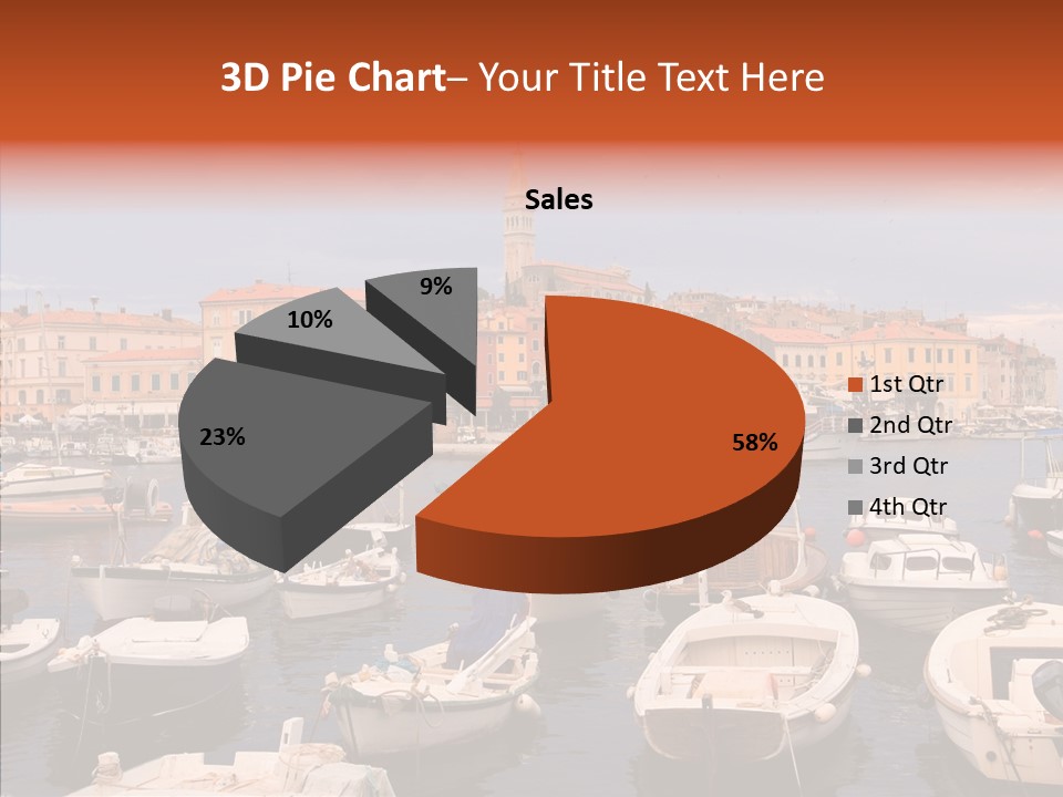 Dock Mediterranean City PowerPoint Template