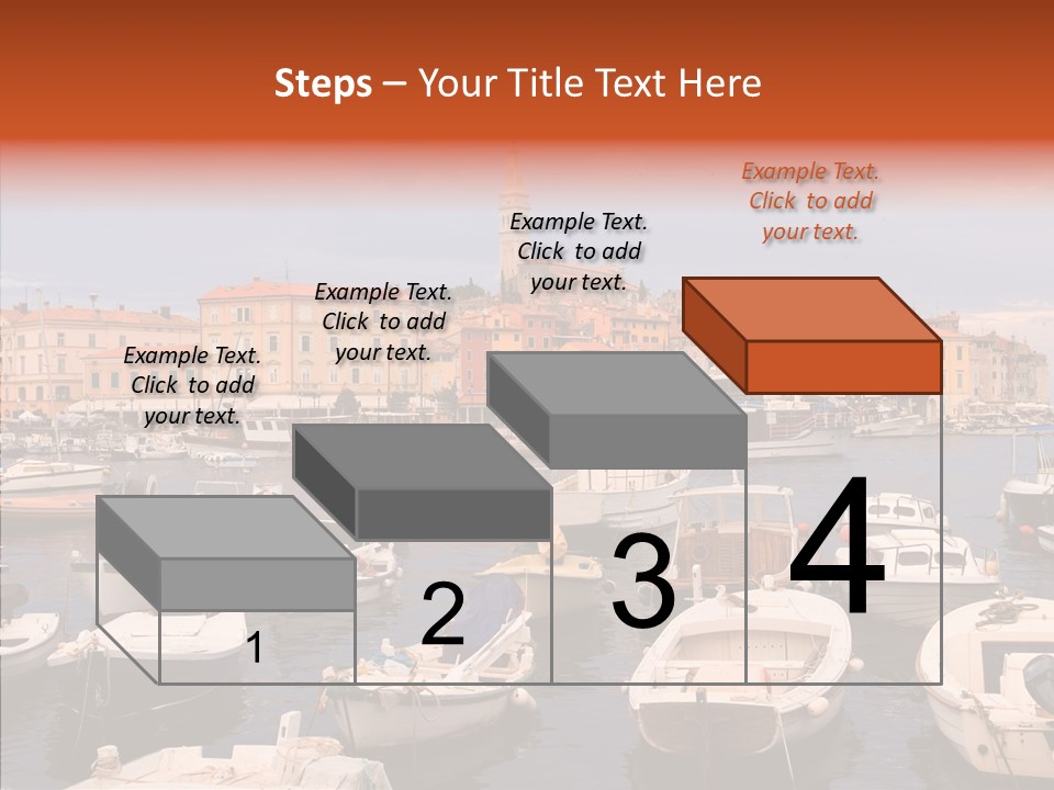 Dock Mediterranean City PowerPoint Template