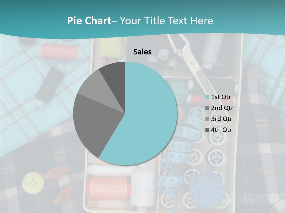 Needlework Check Plaid PowerPoint Template