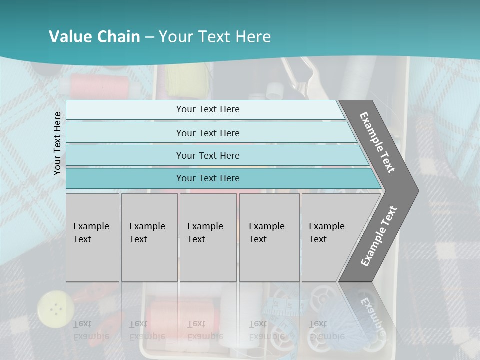 Needlework Check Plaid PowerPoint Template