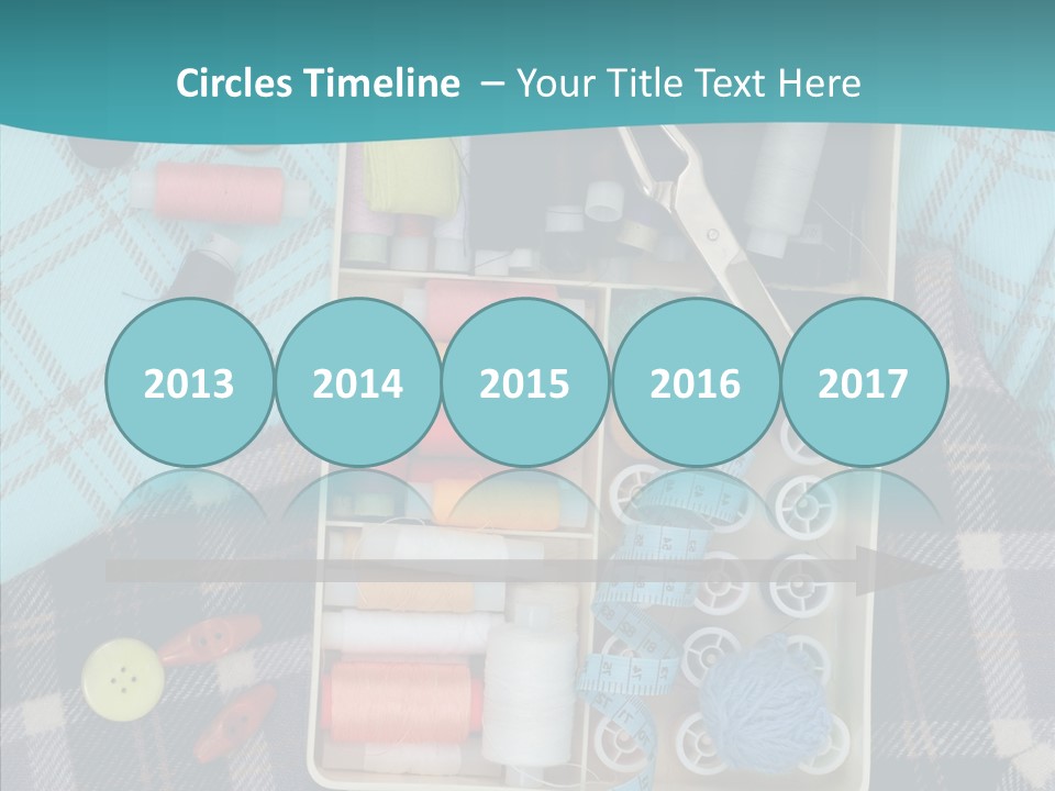 Needlework Check Plaid PowerPoint Template