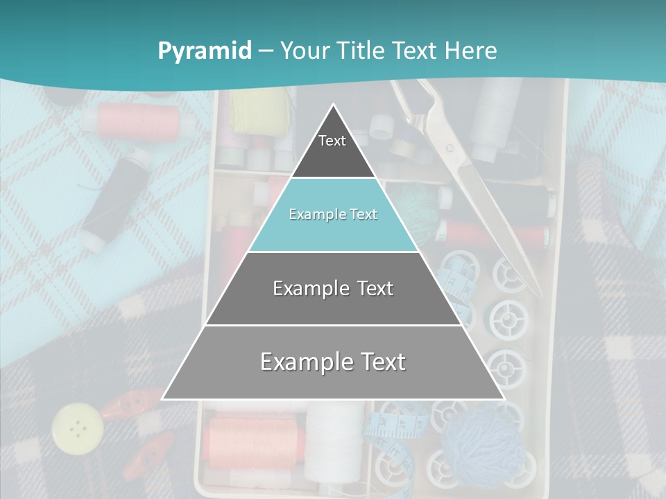 Needlework Check Plaid PowerPoint Template