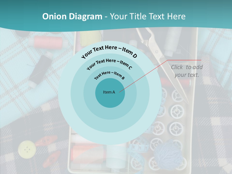 Needlework Check Plaid PowerPoint Template