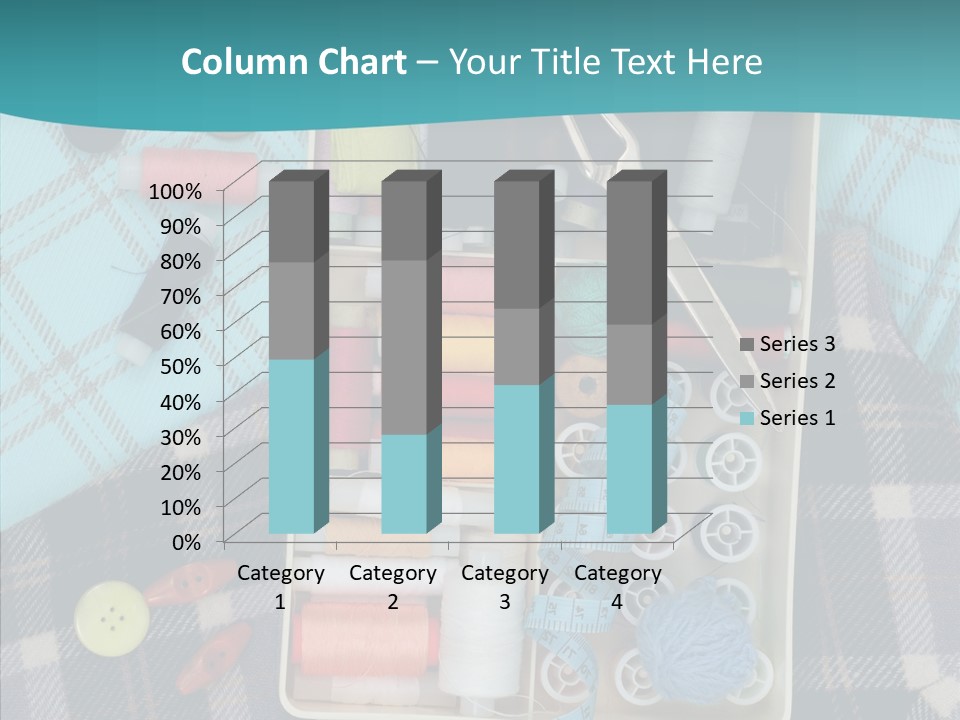 Needlework Check Plaid PowerPoint Template