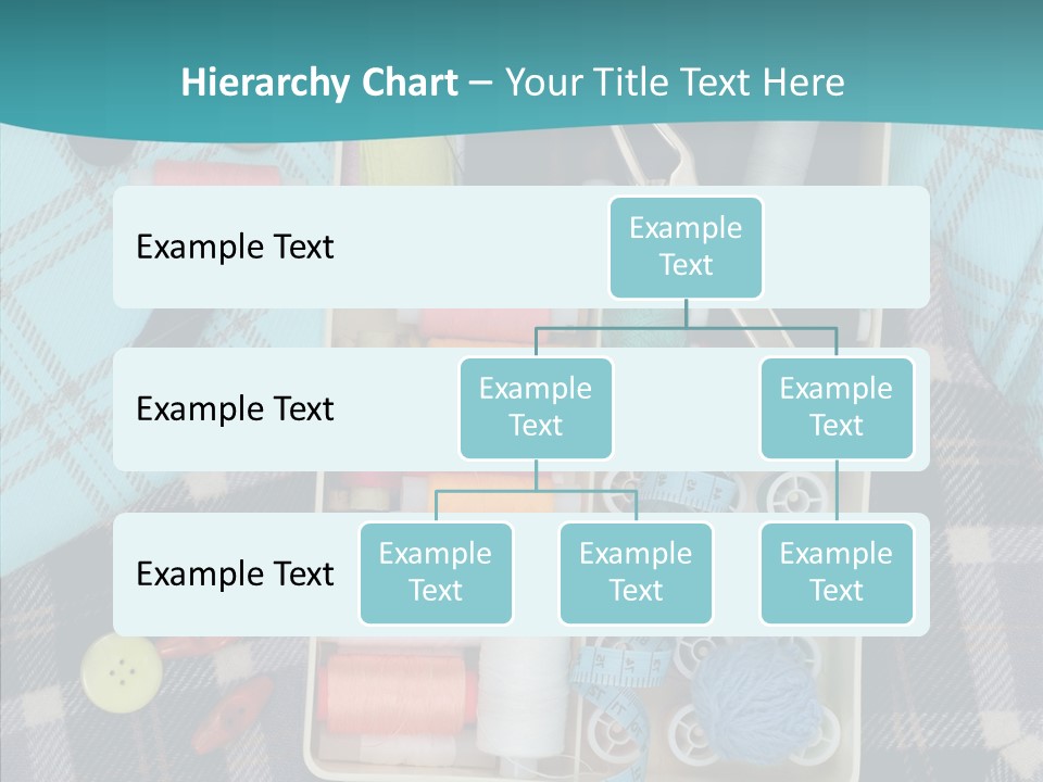 Needlework Check Plaid PowerPoint Template