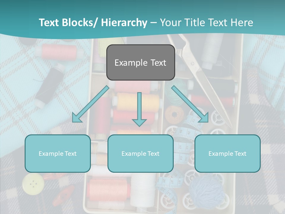 Needlework Check Plaid PowerPoint Template