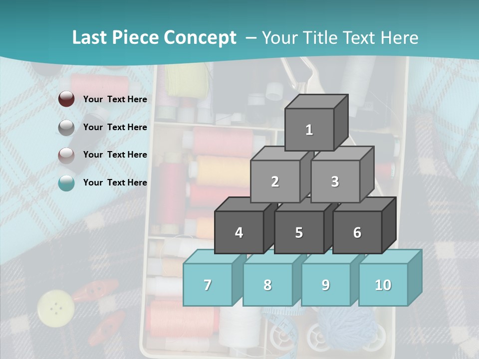 Needlework Check Plaid PowerPoint Template
