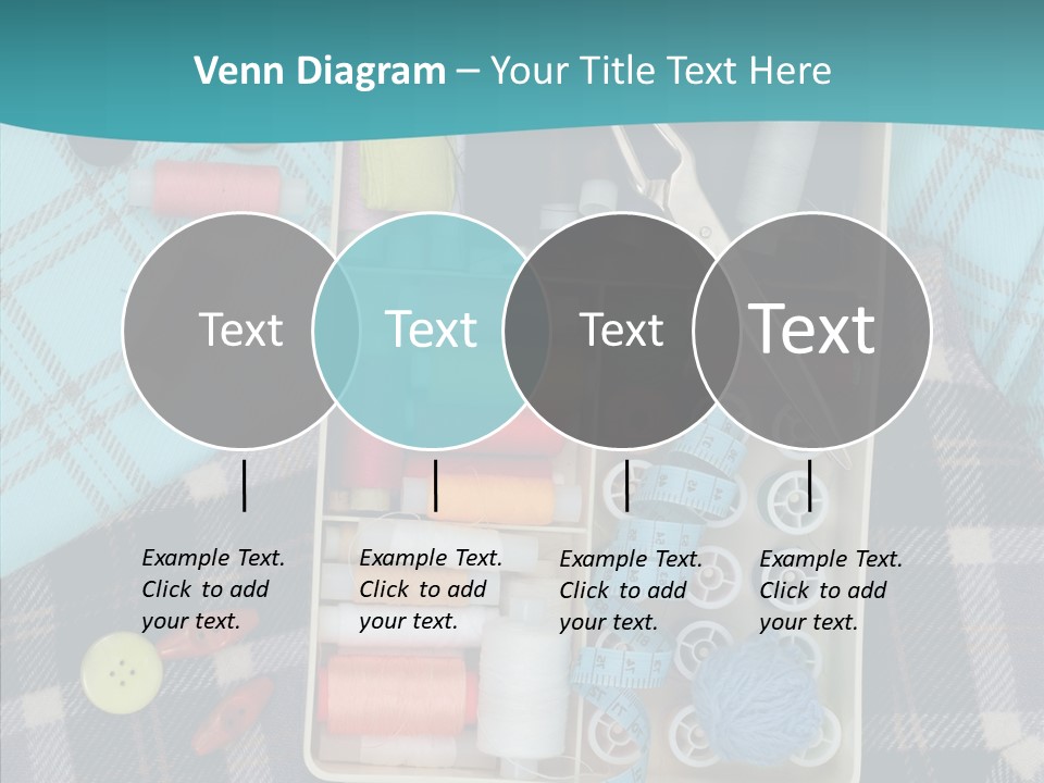 Needlework Check Plaid PowerPoint Template