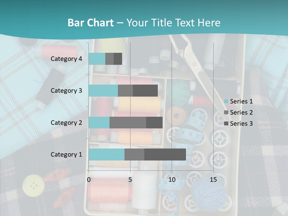 Needlework Check Plaid PowerPoint Template