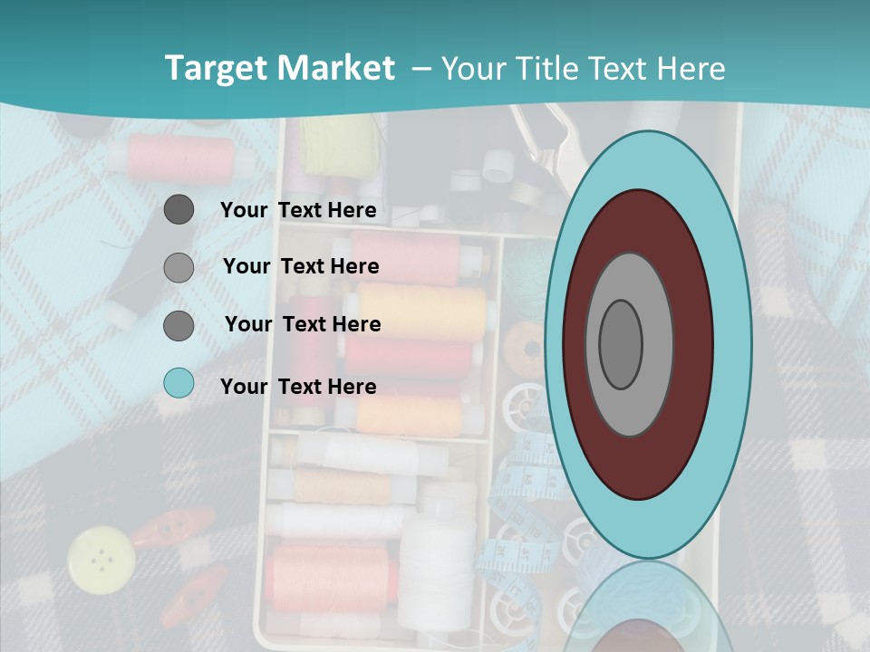 Needlework Check Plaid PowerPoint Template