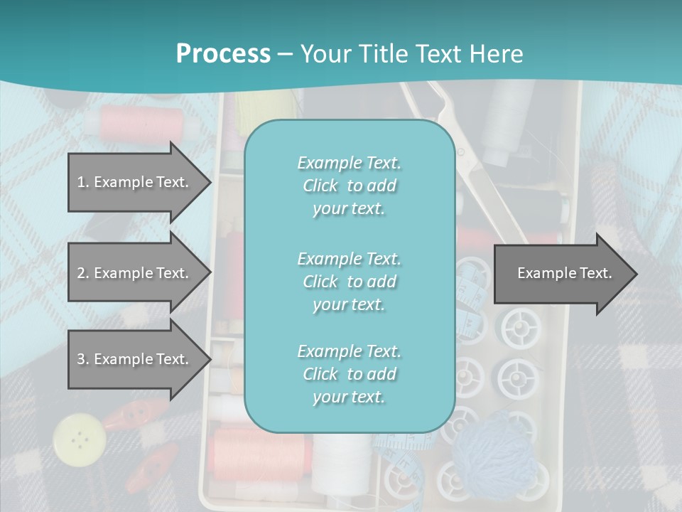 Needlework Check Plaid PowerPoint Template