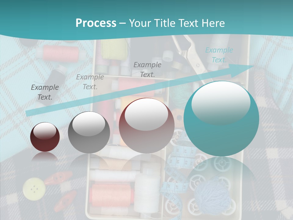 Needlework Check Plaid PowerPoint Template
