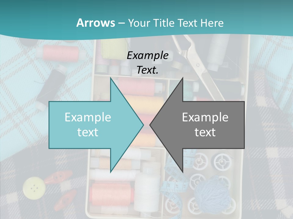 Needlework Check Plaid PowerPoint Template