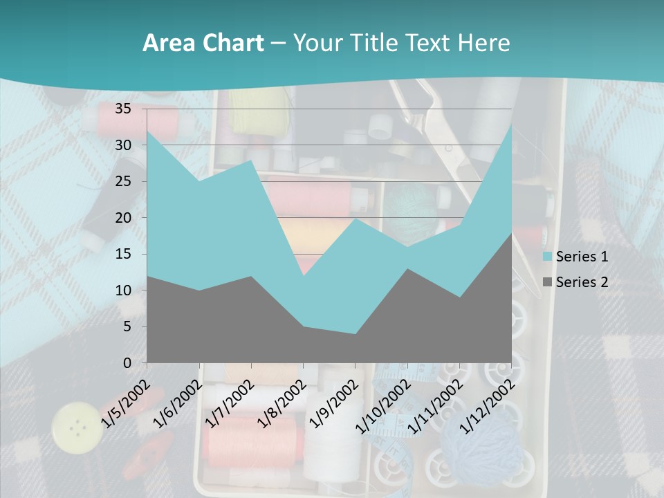Needlework Check Plaid PowerPoint Template