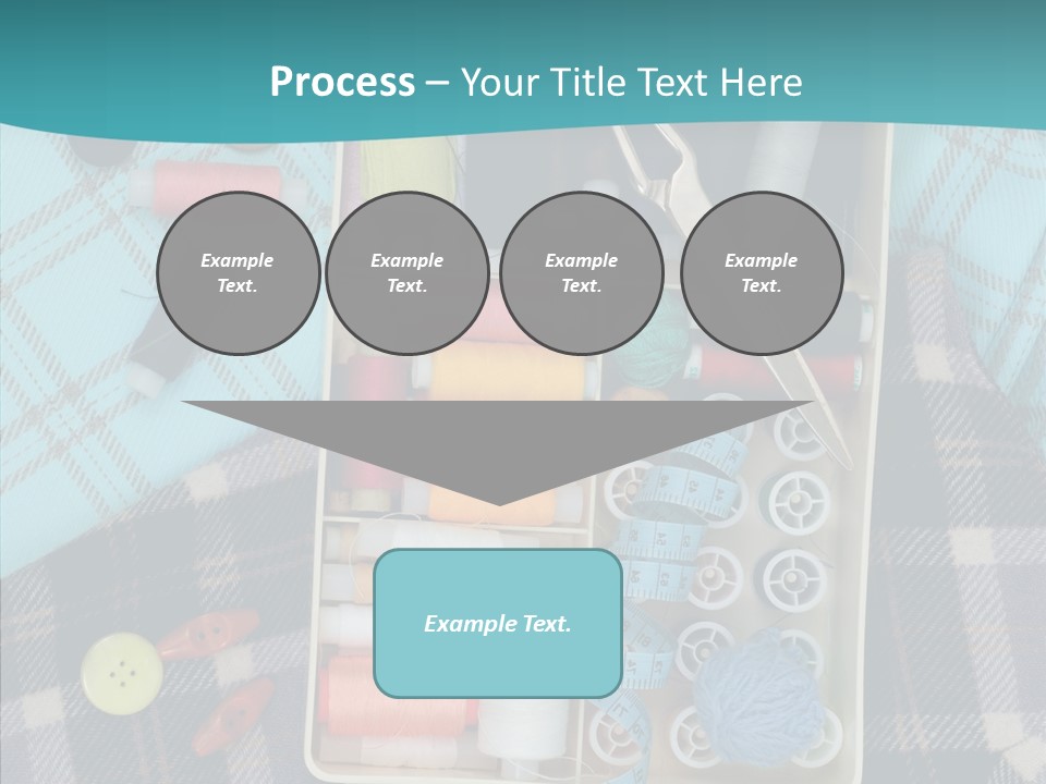 Needlework Check Plaid PowerPoint Template