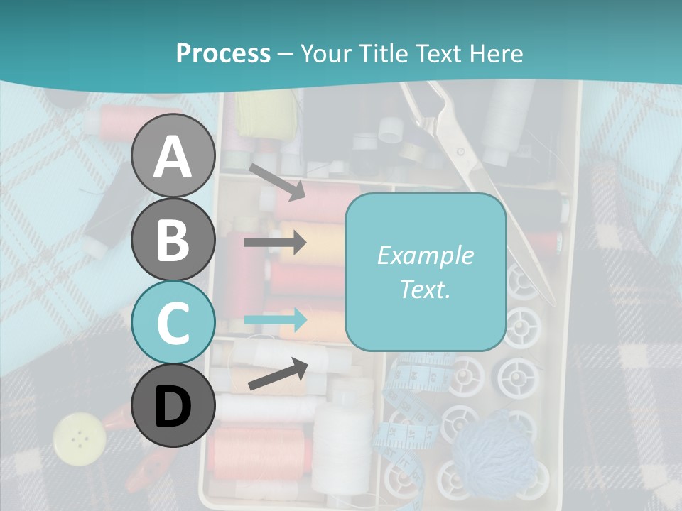 Needlework Check Plaid PowerPoint Template