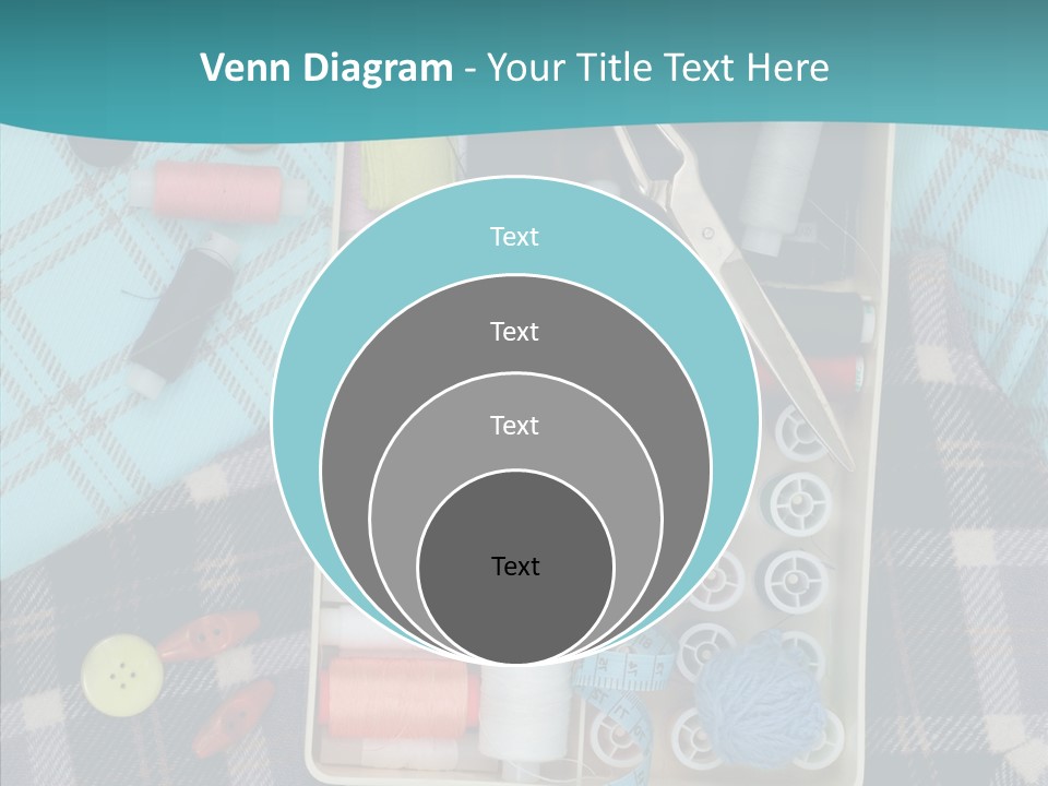 Needlework Check Plaid PowerPoint Template