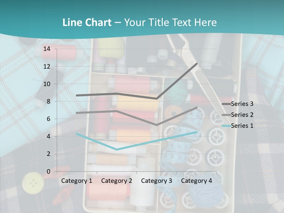 Needlework Check Plaid PowerPoint Template