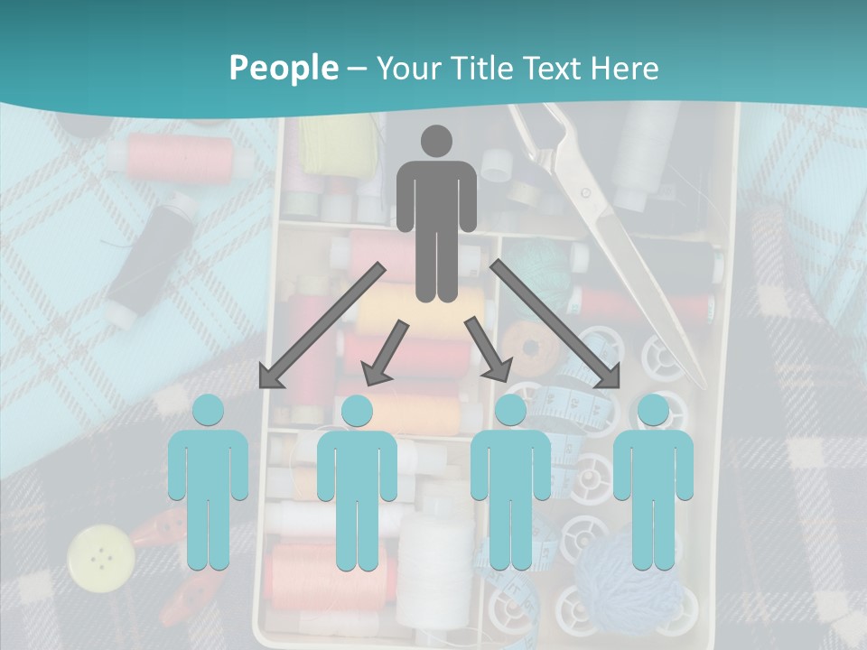 Needlework Check Plaid PowerPoint Template