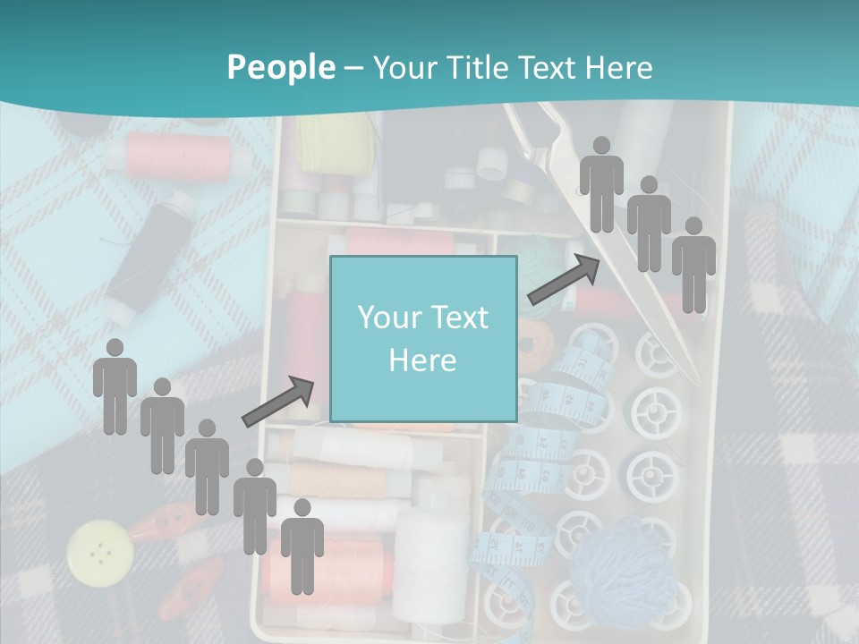 Needlework Check Plaid PowerPoint Template