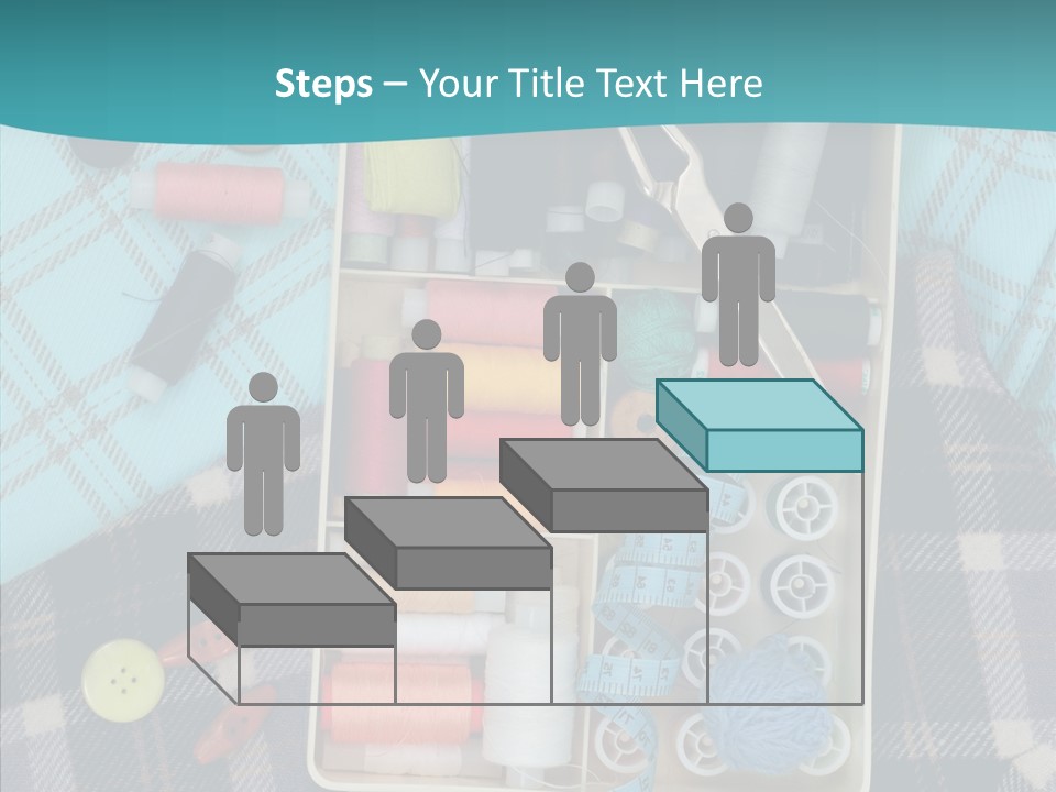 Needlework Check Plaid PowerPoint Template