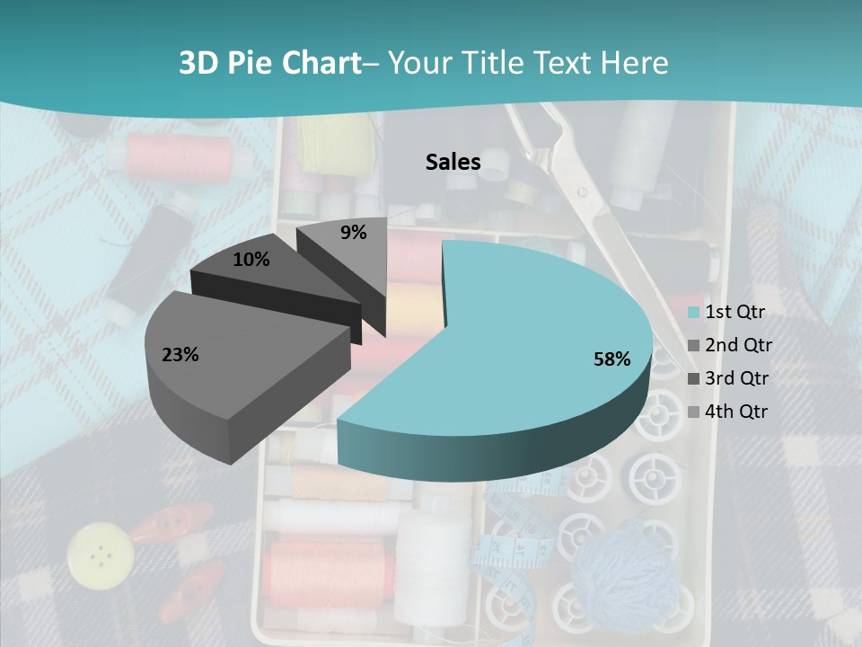 Needlework Check Plaid PowerPoint Template