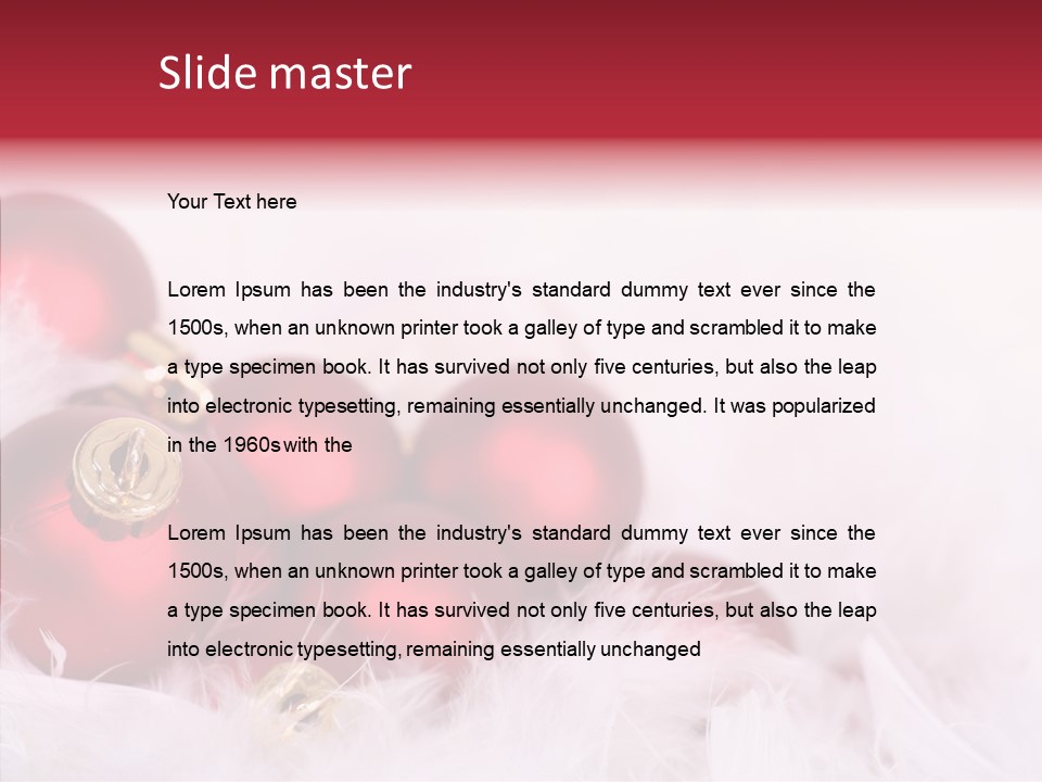 Design Burgundy Soft PowerPoint Template