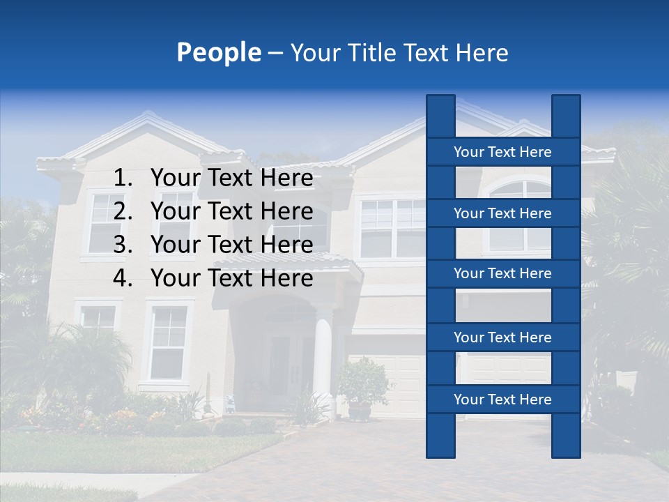 Chair Together Character PowerPoint Template