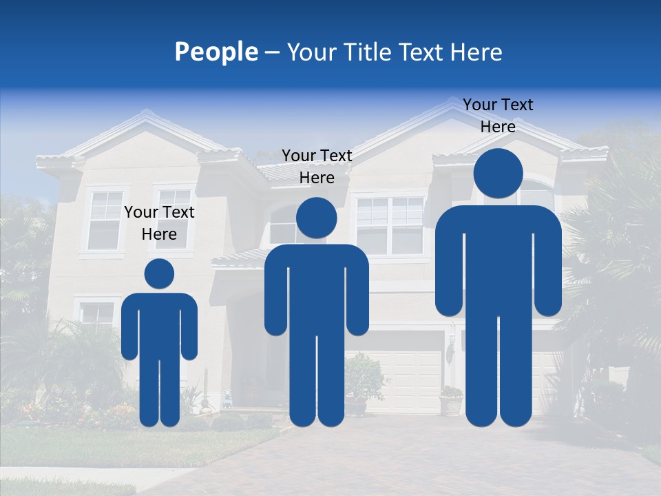 Chair Together Character PowerPoint Template
