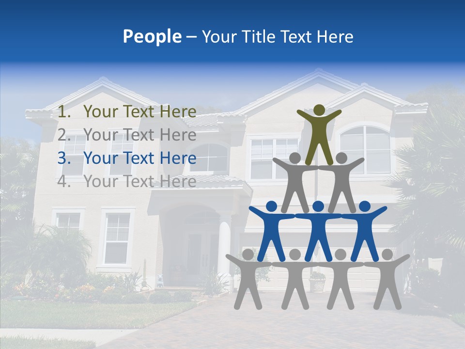 Chair Together Character PowerPoint Template