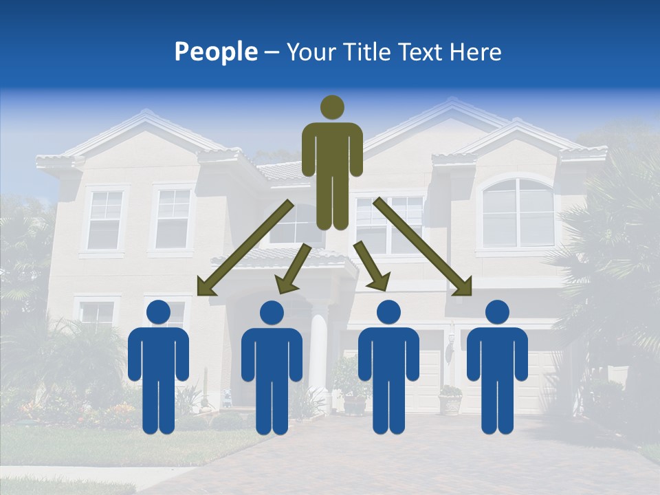 Chair Together Character PowerPoint Template