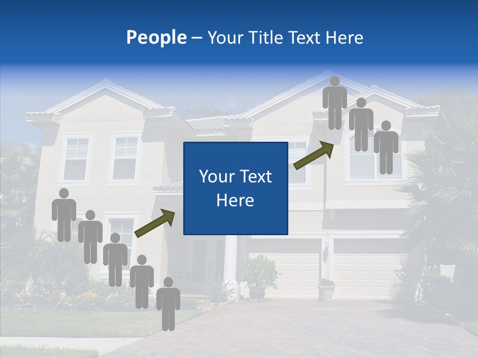 Chair Together Character PowerPoint Template