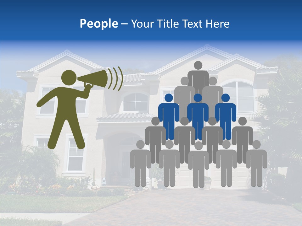 Chair Together Character PowerPoint Template