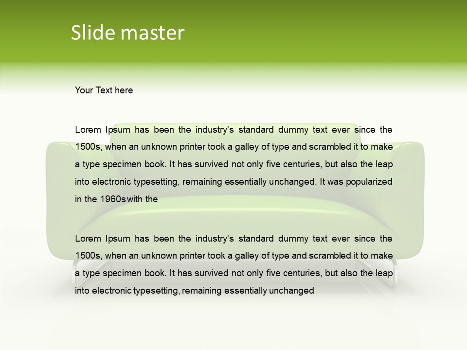 Modern Indoor Refreshment PowerPoint Template