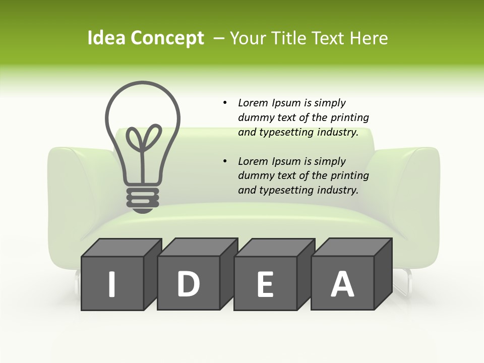 Modern Indoor Refreshment PowerPoint Template