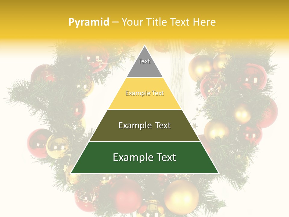 White Merry Branch PowerPoint Template