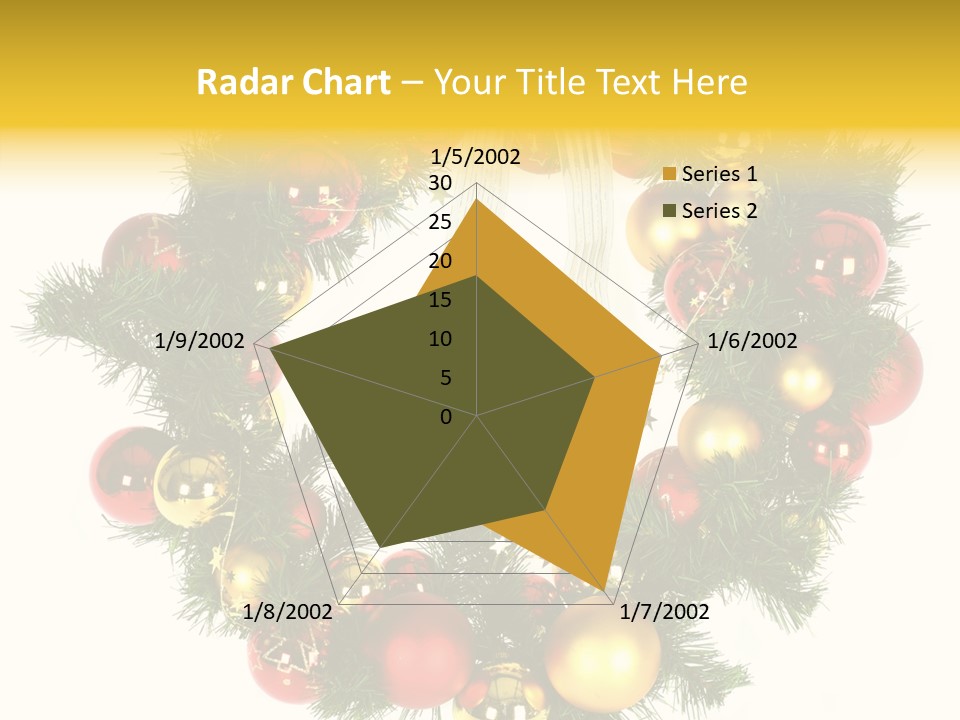 White Merry Branch PowerPoint Template