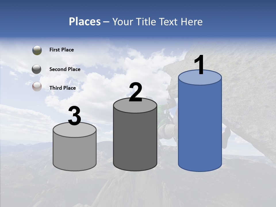 Risk Dangle Fear PowerPoint Template