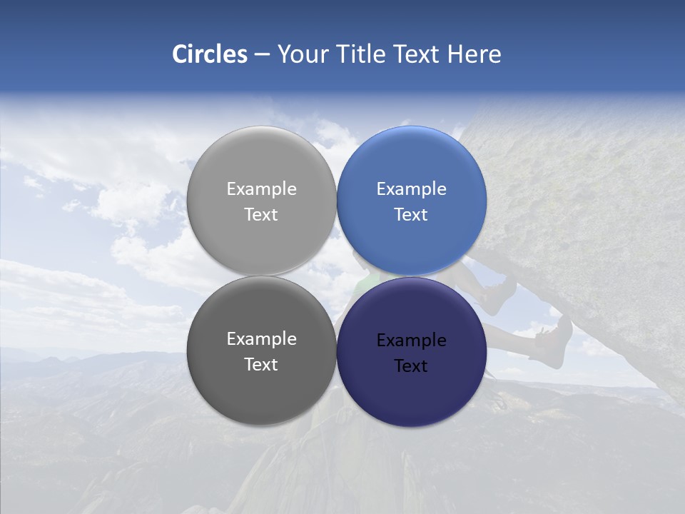 Risk Dangle Fear PowerPoint Template