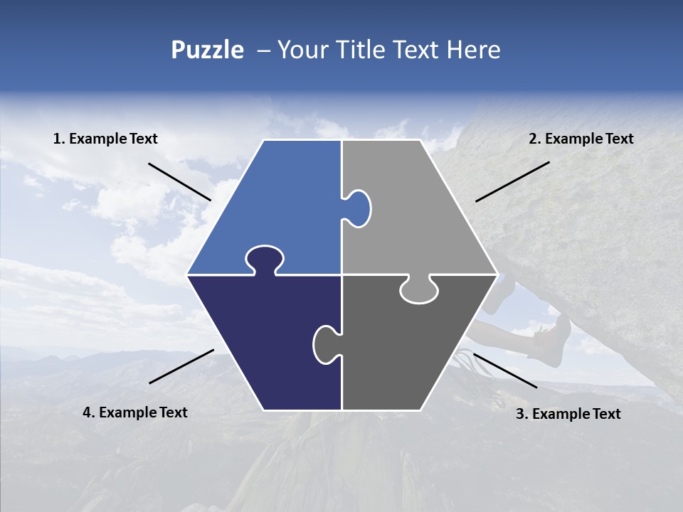 Risk Dangle Fear PowerPoint Template