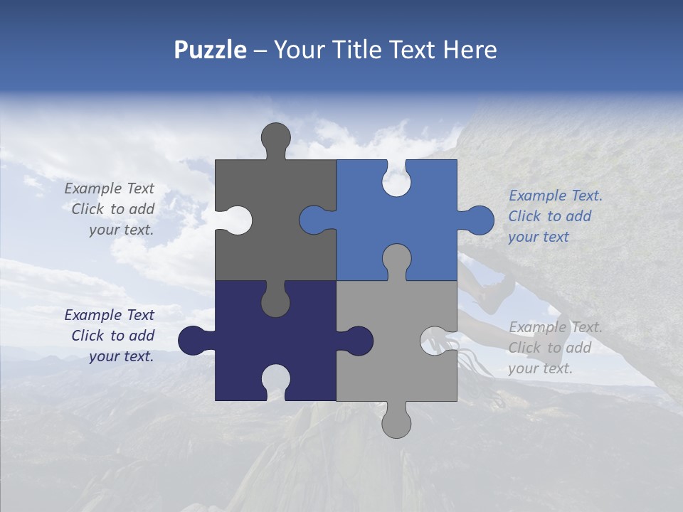 Risk Dangle Fear PowerPoint Template