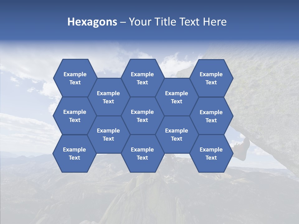 Risk Dangle Fear PowerPoint Template