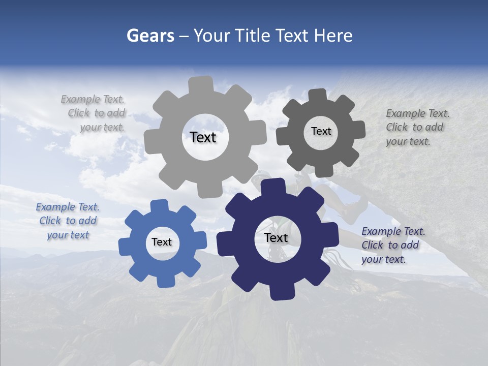 Risk Dangle Fear PowerPoint Template