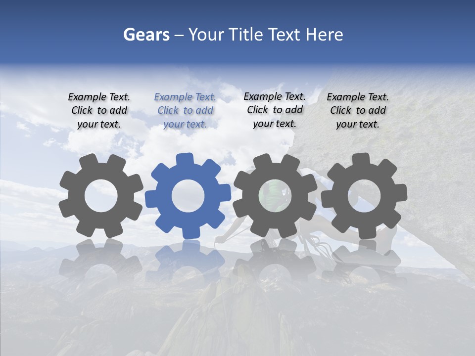 Risk Dangle Fear PowerPoint Template