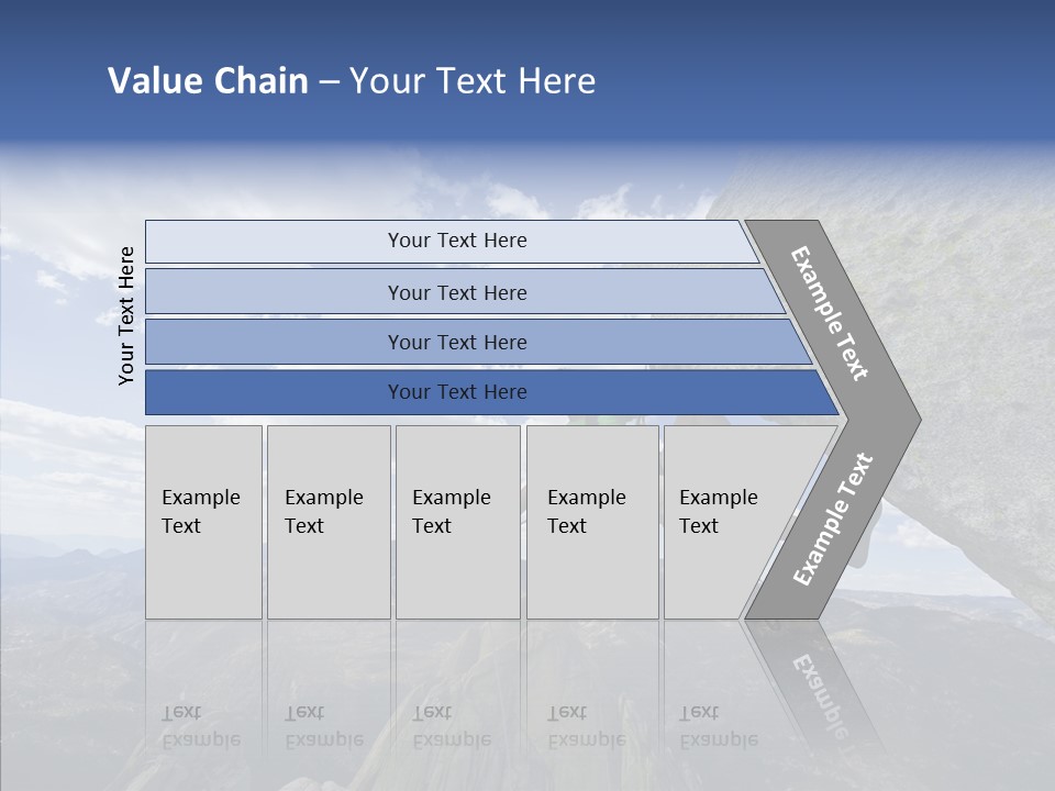 Risk Dangle Fear PowerPoint Template