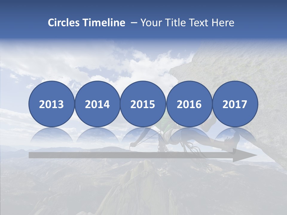 Risk Dangle Fear PowerPoint Template